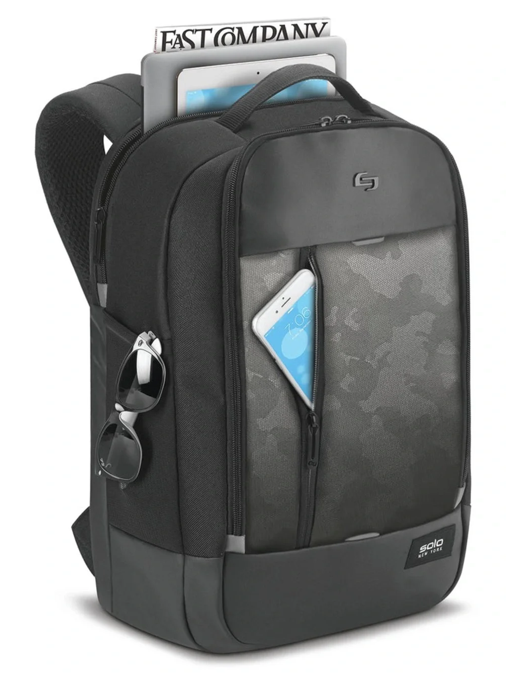 Solo New York‎ Code   Black Men's Tech Backpack